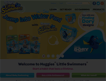 Tablet Screenshot of littleswimmers.co.uk